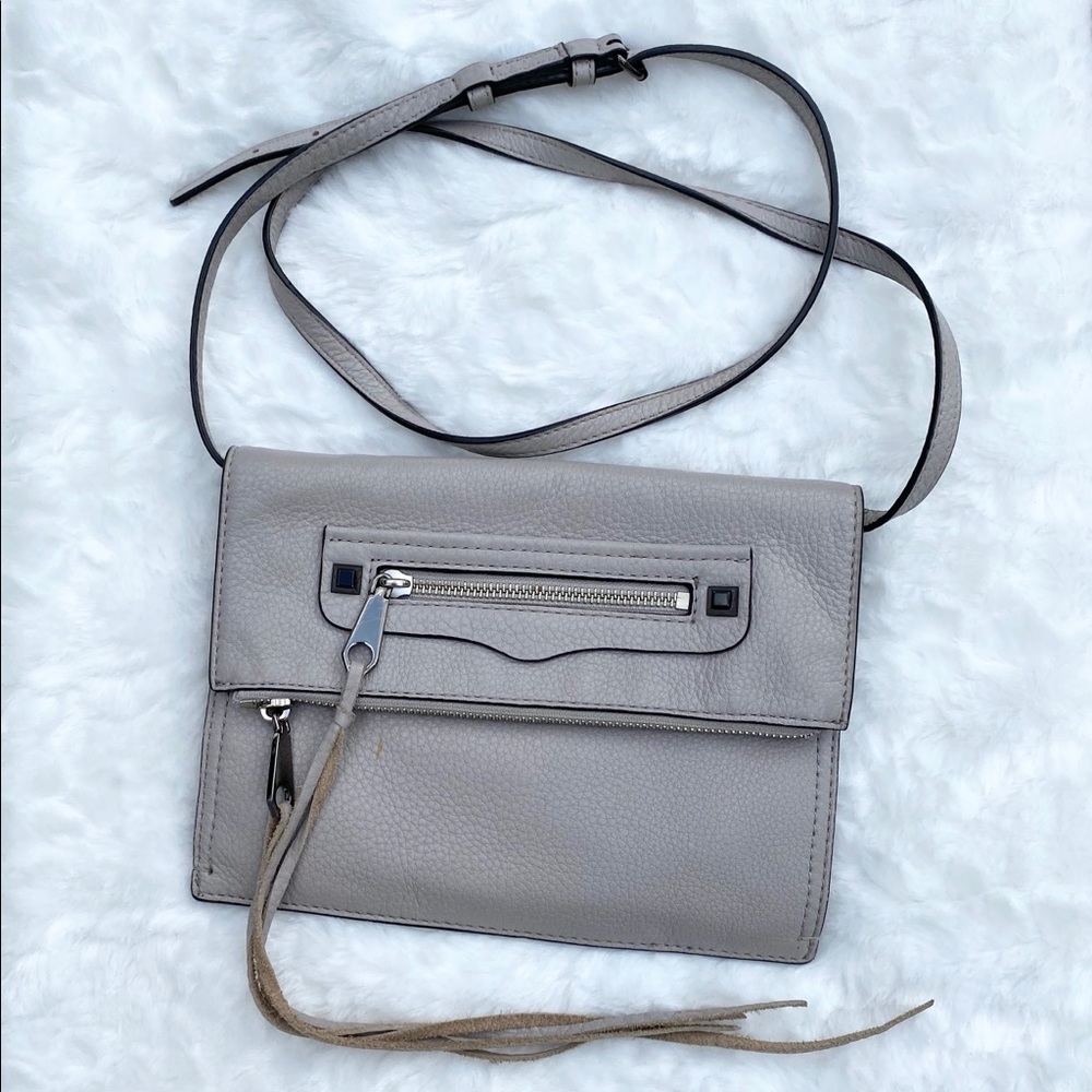 Rebecca Minkoff Regan clutch Regan crossbody gray - Picture 2 of 8